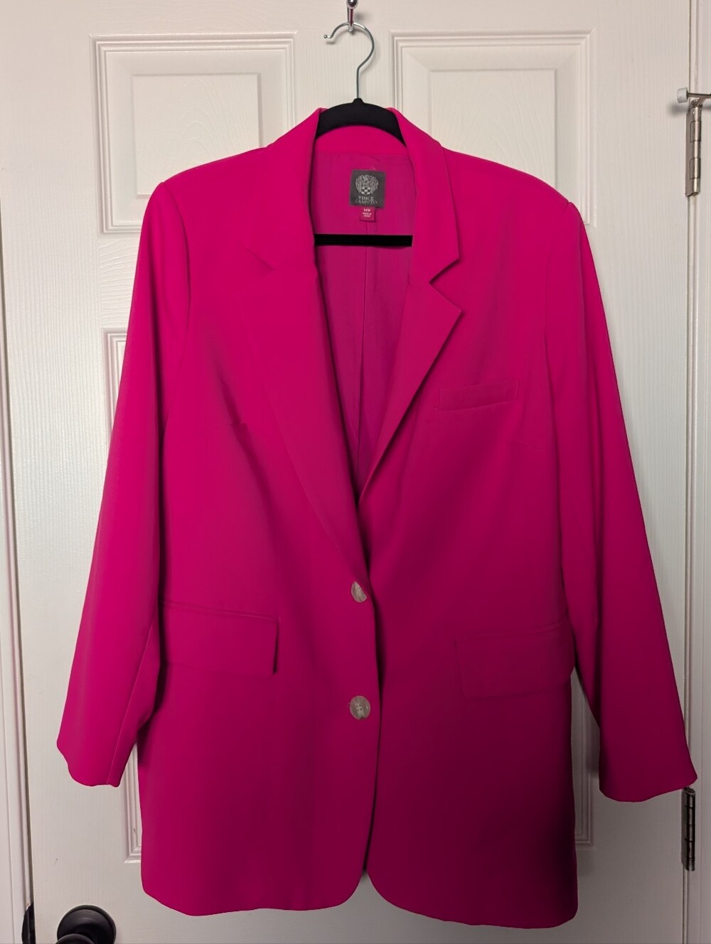 Vince Camuto Hot Pink Oversized Blazer 14w